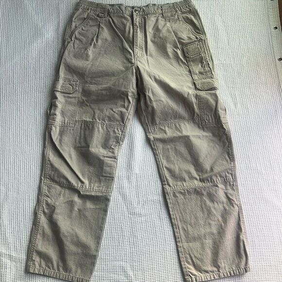5.11Tactical 100% Cotton CANVAS Khaki Cargo Utility Men's Pants sz 38 X 31 - Picture 1 of 16